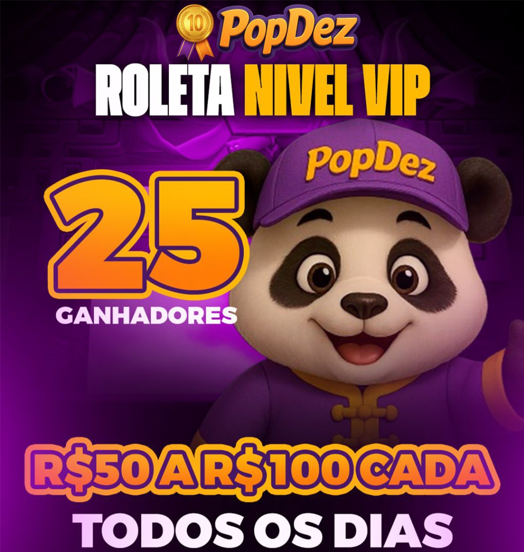 PopDez Roleta Nível VIP
